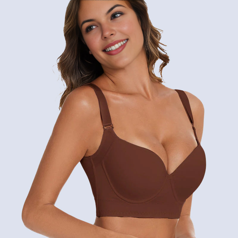 Sanaa - Push-Up Bra Brown