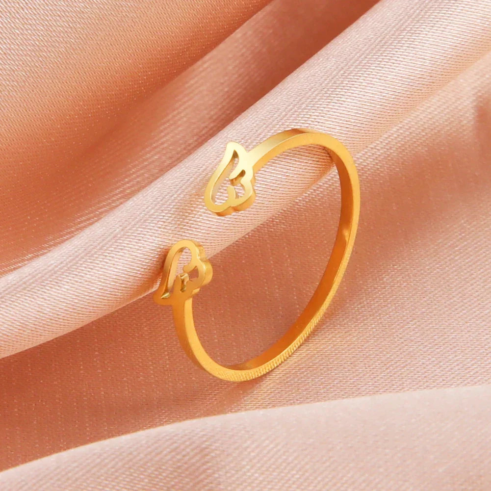 Bague ailes d'ange femme or