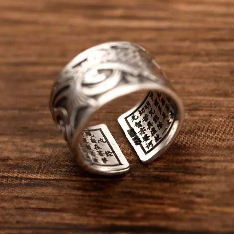 Bague Anneau avec Poissons de Style Ethnique