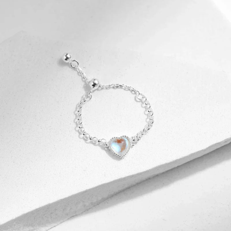 Bague Anneau pour la Fertilité de la Femme Pierre de Lune