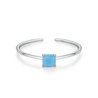 Bague Anneau en Zircon Coloré Pierre de Naissance
