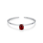 Bague Anneau en Zircon Coloré Pierre de Naissance