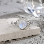 Bague Anneau Pierre de Lune Fertilité