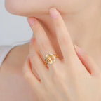 Bague Arbre de Vie Zircon Femme or
