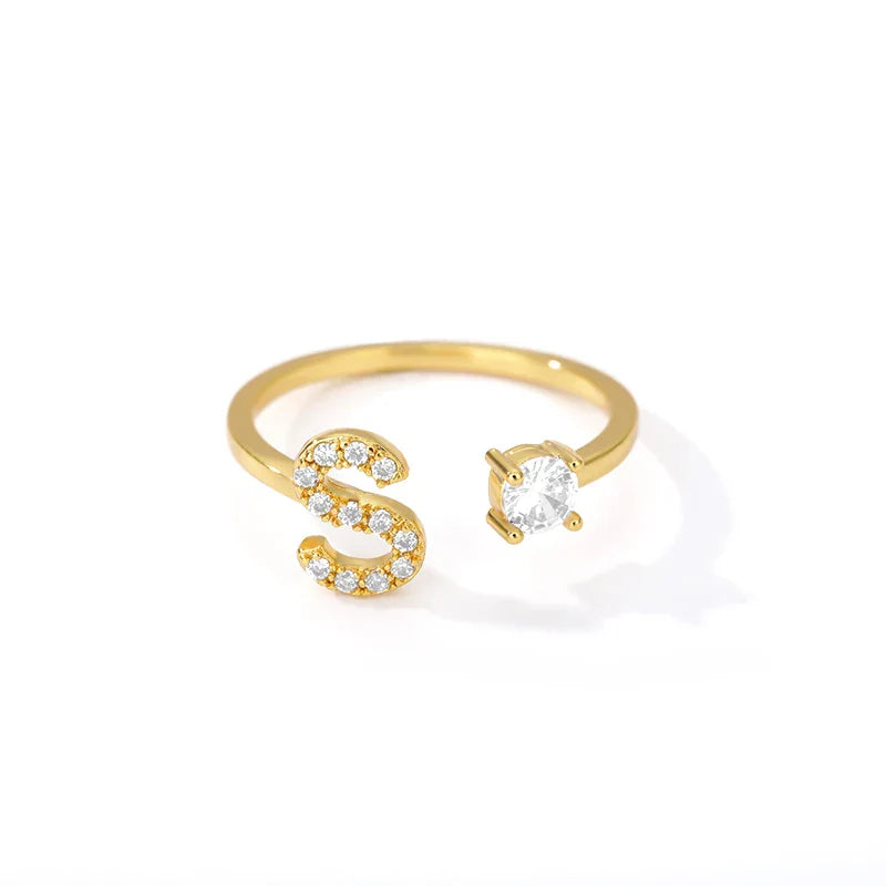 Bague personnalisée avec initiale s