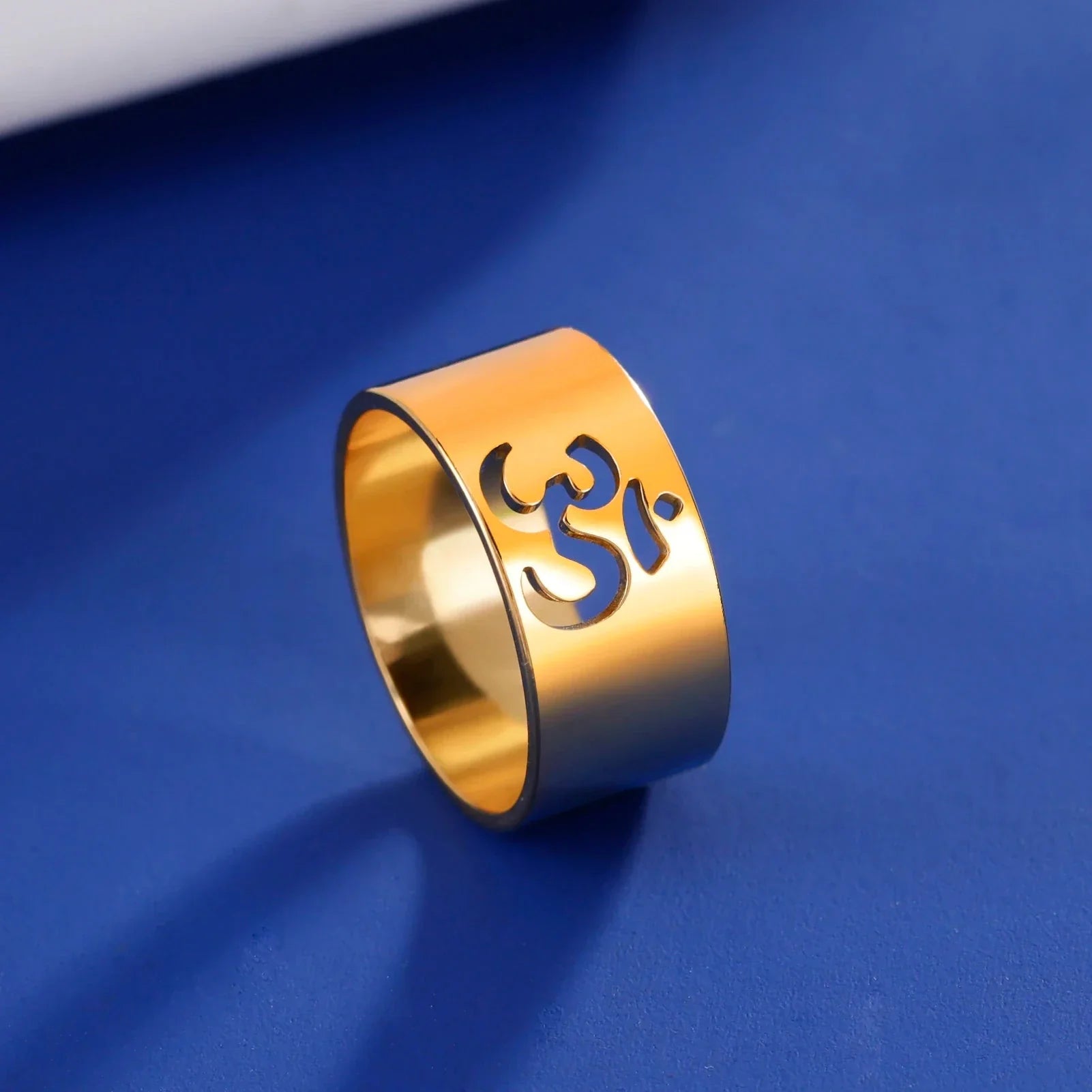 Bague Bouddhiste Om Tibétain or