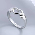ロマンティックハートリング シルバー