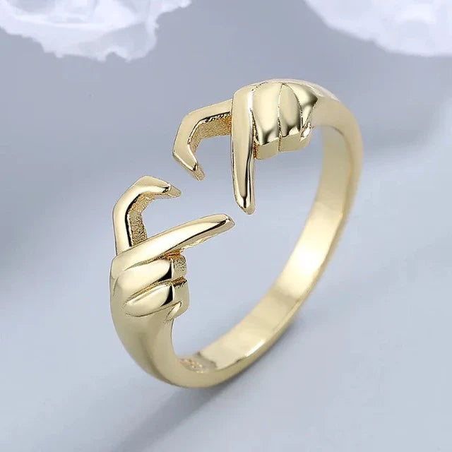 Bague Cœur Romantique Or