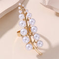 Longue Bague de Style avec Perles