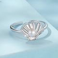Bague Elégante Coquillage Coquille Saint-Jacques