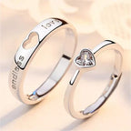 Bague Endless Love Argent et Diamants (Lot de 2)