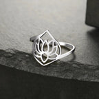 Bague Fleur de Lotus argent
