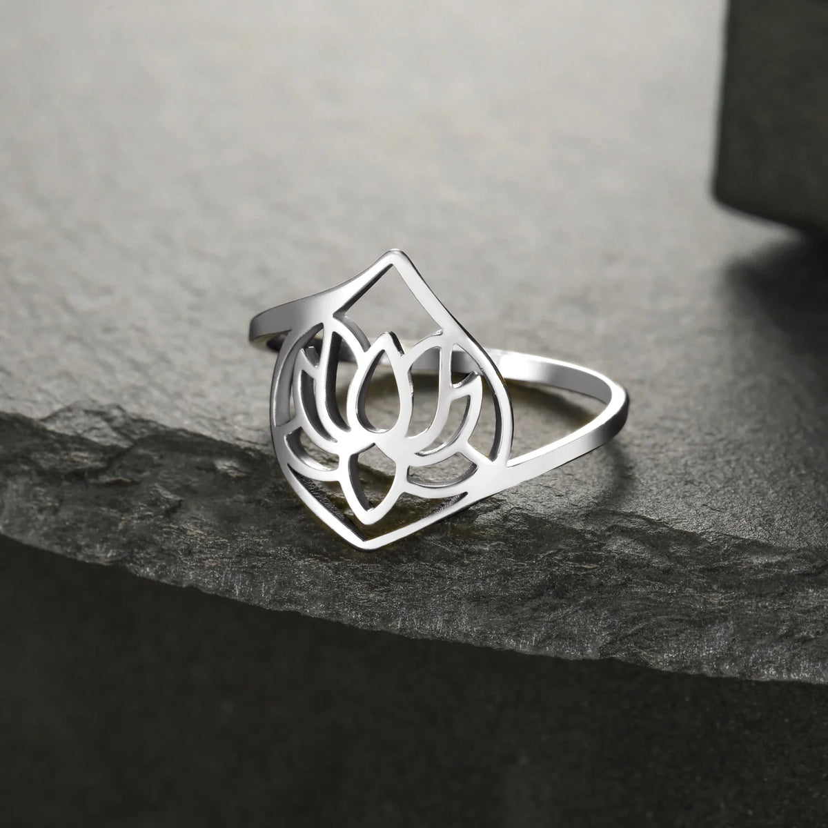 Bague Fleur de Lotus argent