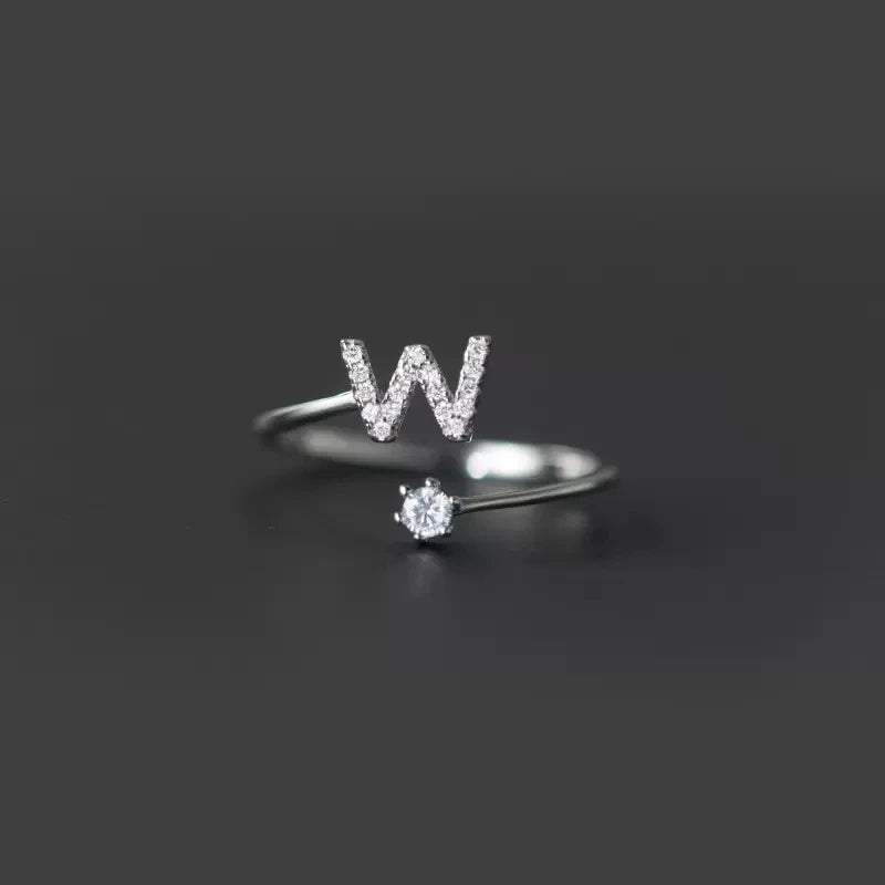 Bague initiale femme w