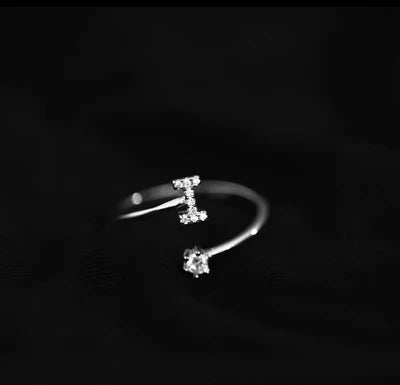 Bague initiale femme i