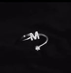 Bague initiale femme m