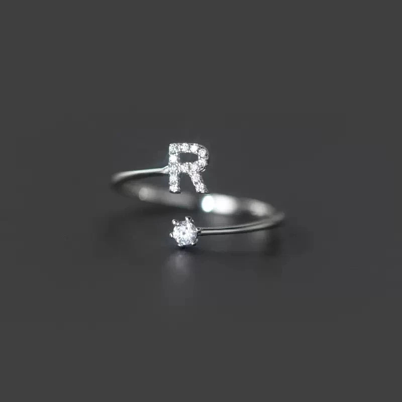 Bague initiale femme r