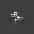 Bague initiale femme r