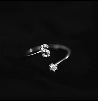 Bague initiale femme s