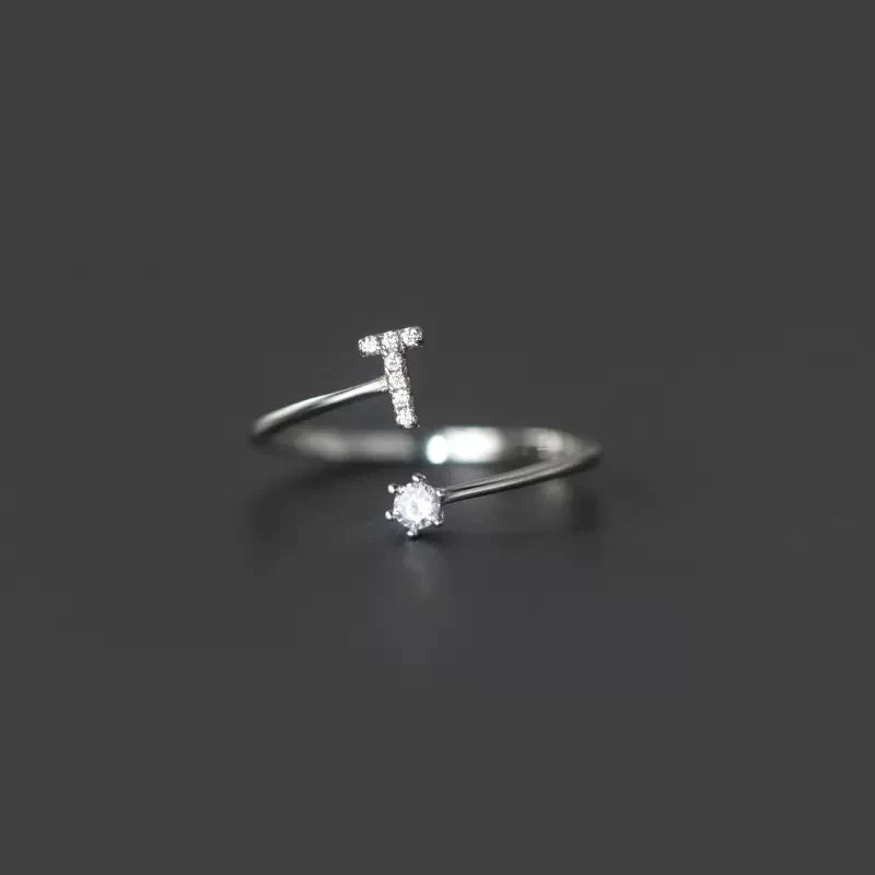 Bague initiale femme t
