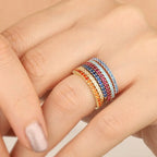 Bague Pierre de Naissance Or & Argent pour Femme