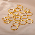 Bague femme initiale