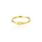 Bague femme initiale c