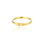 Bague femme initiale r