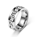 Bague Rotative contre l'Anxiété pour Homme 8