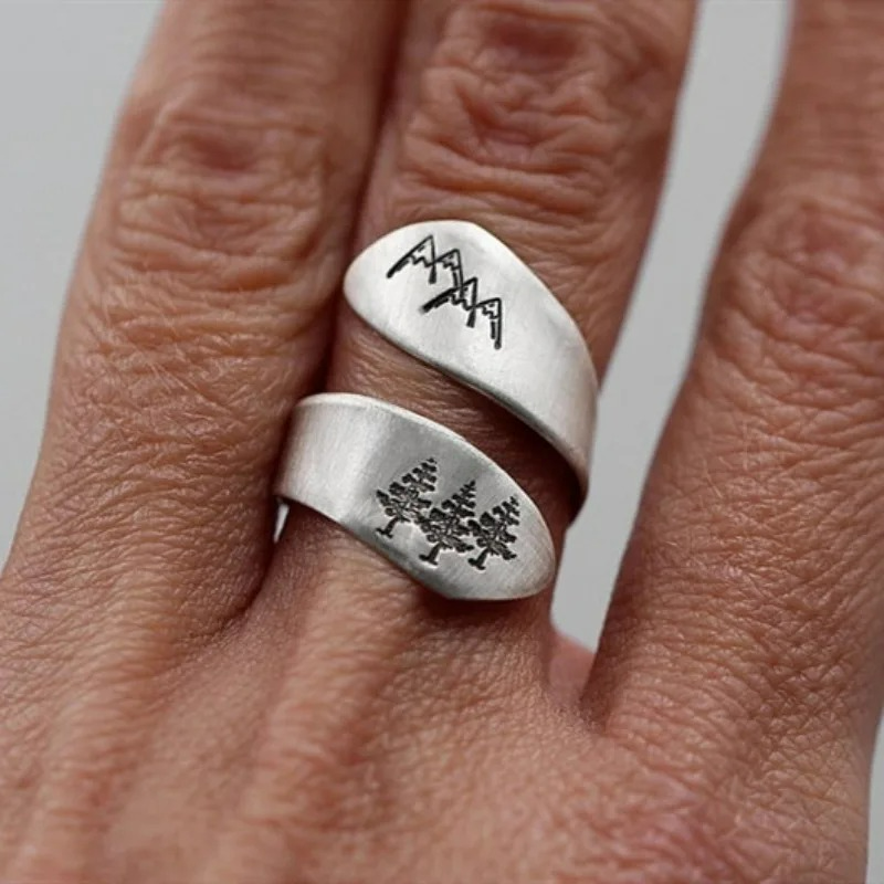 Bague Sapins et Montagnes