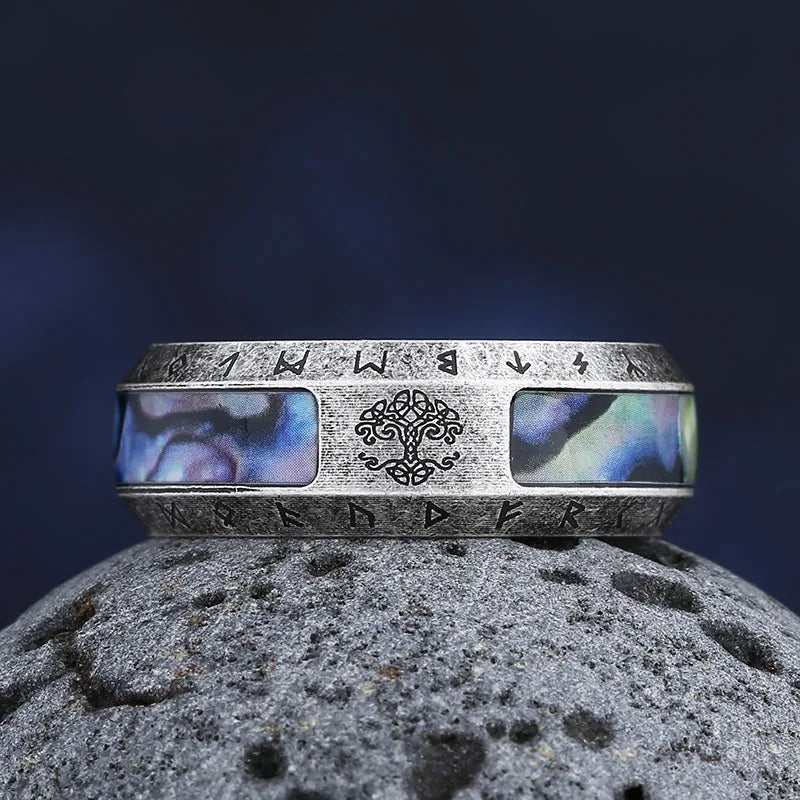 Bague Style Viking Yggdrasil Homme