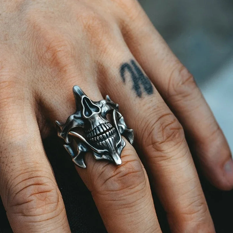Bague Tête de Mort Homme ou Femme B