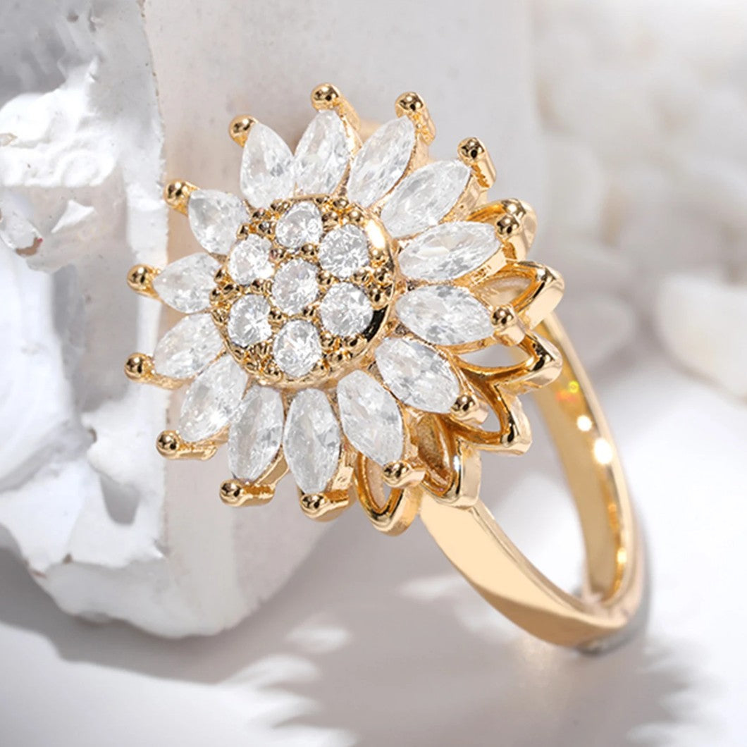 Bague Tournesol Anti-Stress