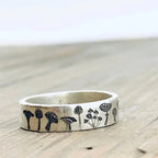 Bague Vintage avec champignons