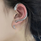 ロングスネークピアス シルバー