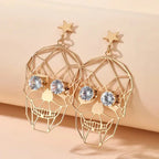 レディース スカル ピアス