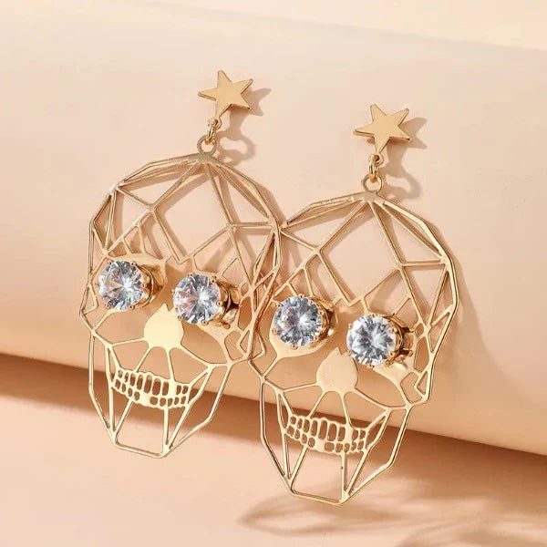 レディース スカル ピアス