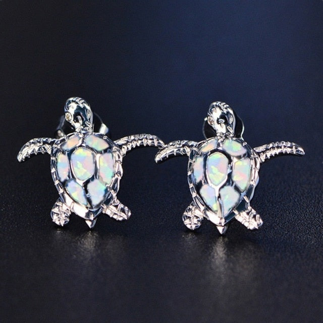 海亀のピアス ホワイト