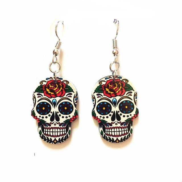メキシカンスカル ピアス ホワイト