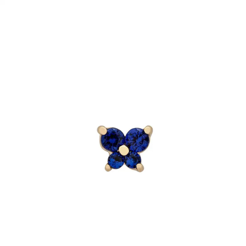 Boucles d'Oreilles Clou Pierre de Naissance