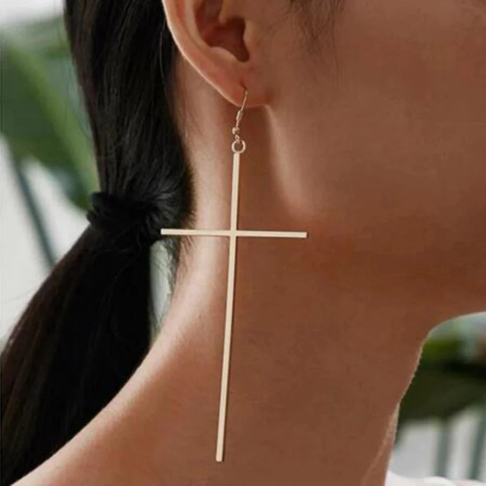 ロングクロスピアス