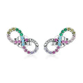 Boucles D'Oreilles Infini Multicolore
