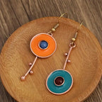 Boucles d'Oreilles Pendantes Ethniques Atypiques