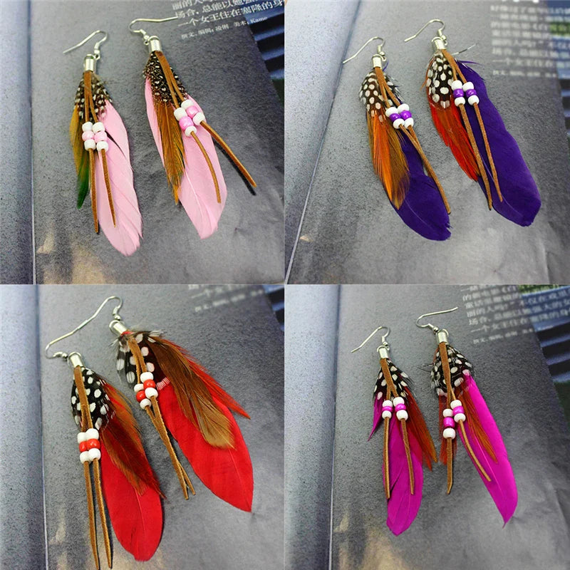 アパッチ風フェザーピアス
