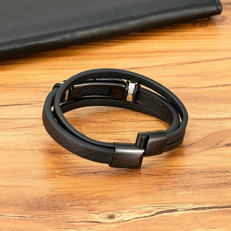 メンズ レザーブレスレット イーグル