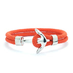 Bracelet ancre orange