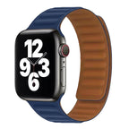マグネット留めのApple Watchバンド ブルー