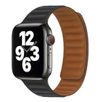マグネット留めのApple Watchバンド ブラック