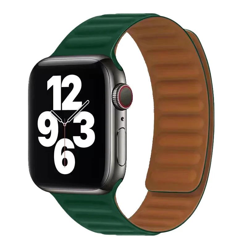 マグネット留めのApple Watchバンド グリーン