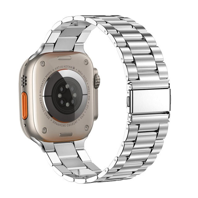 Apple Watch用ブレスレット ステンレススチール シルバー